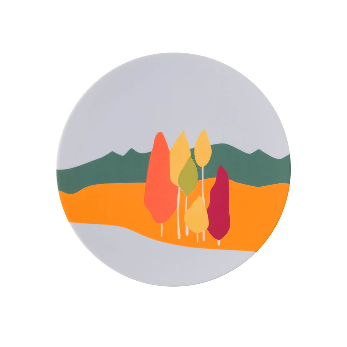 DESTINATION FORET Set of 6 plates 23 cm