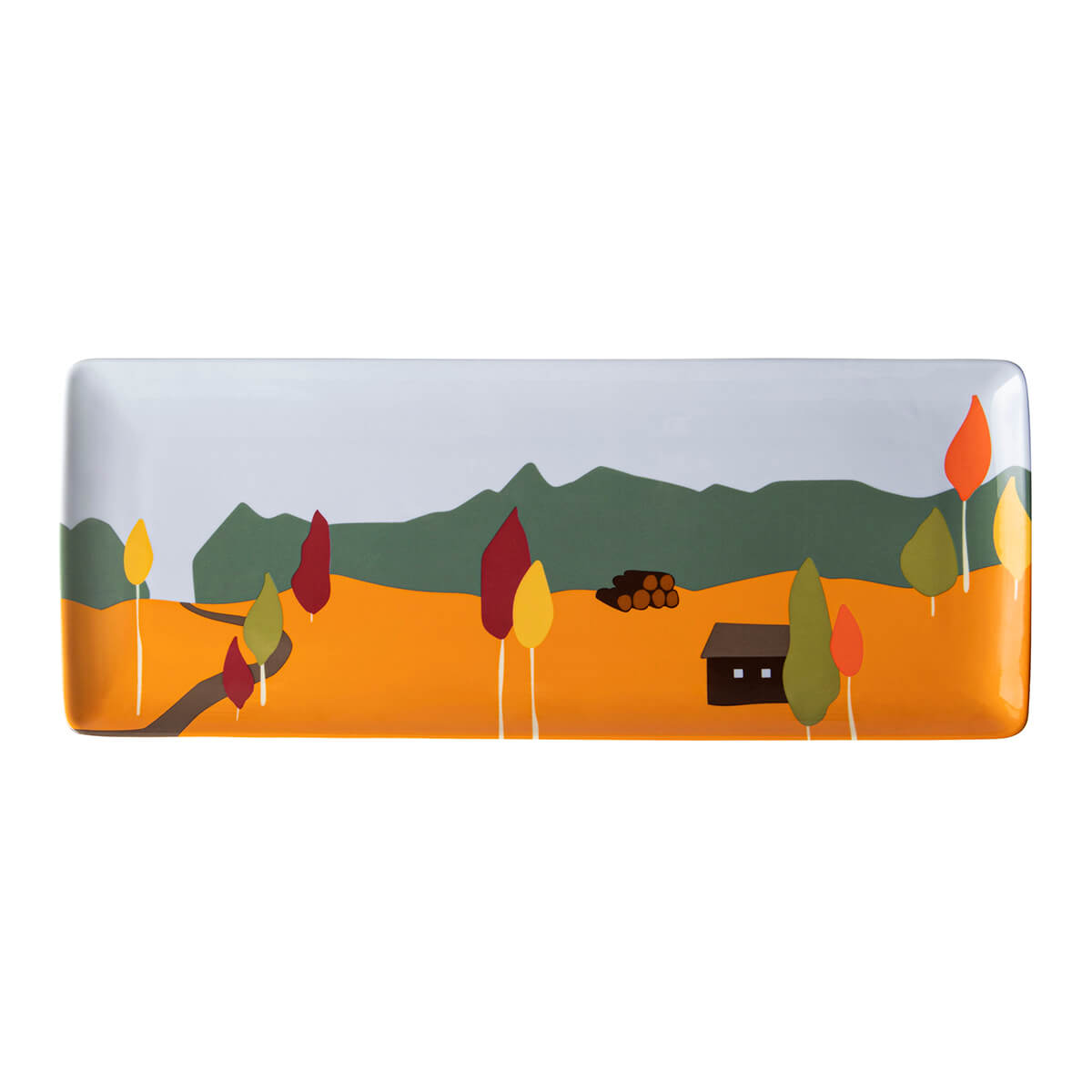 DESTINATION FORET Cake dish 40 x 16 cm