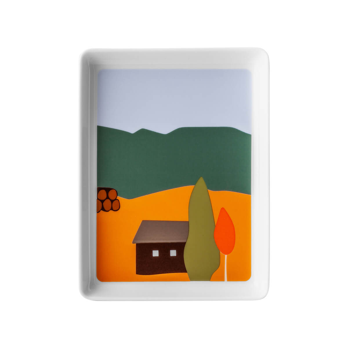 DESTINATION FORET Set of 3 mini dishes 16 x 12 cm