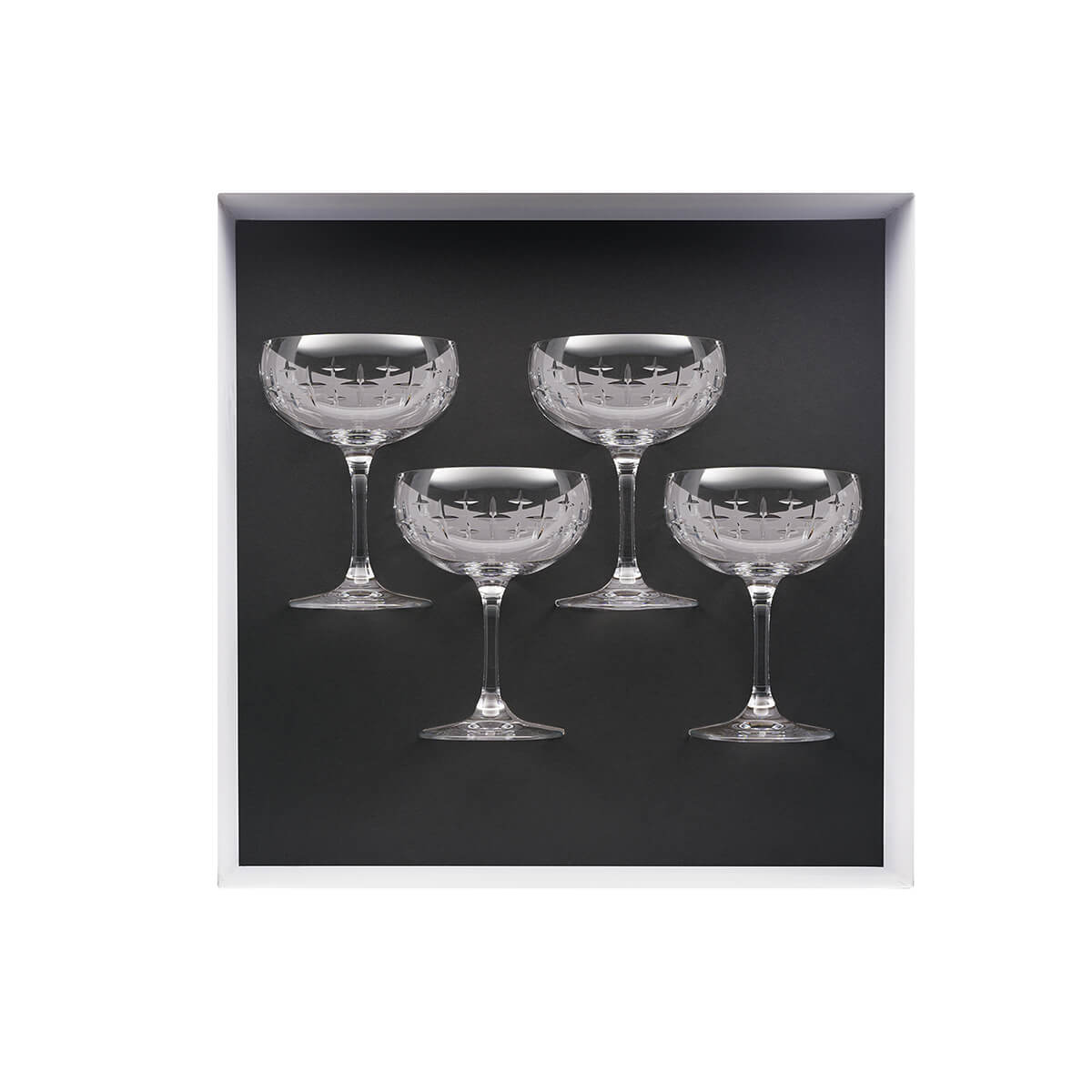 Gift Box of 4 Cocktail/Ice Cream Glasses