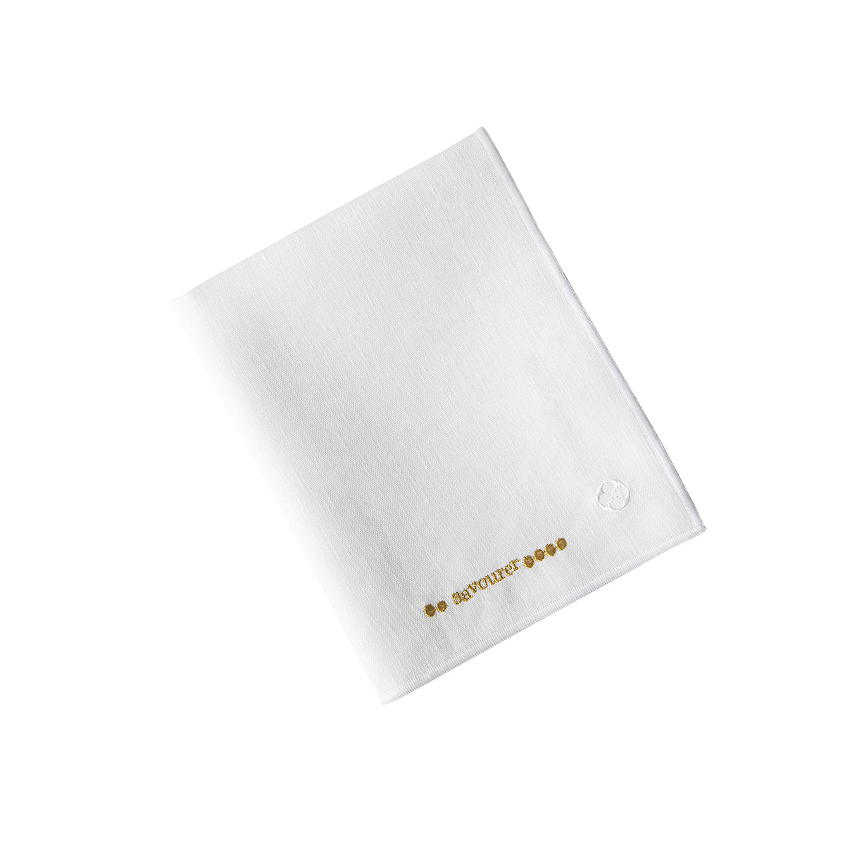 NUANCES COTON & LIN KING GOLD Set of 4 rectangular napkings 50 x 40 cm