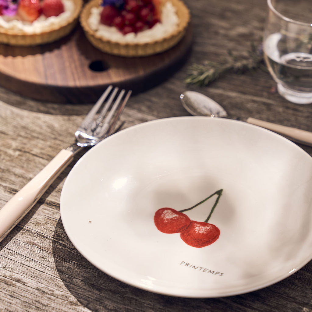 SAISONS Coffret 4 assiettes 19 cm fruits