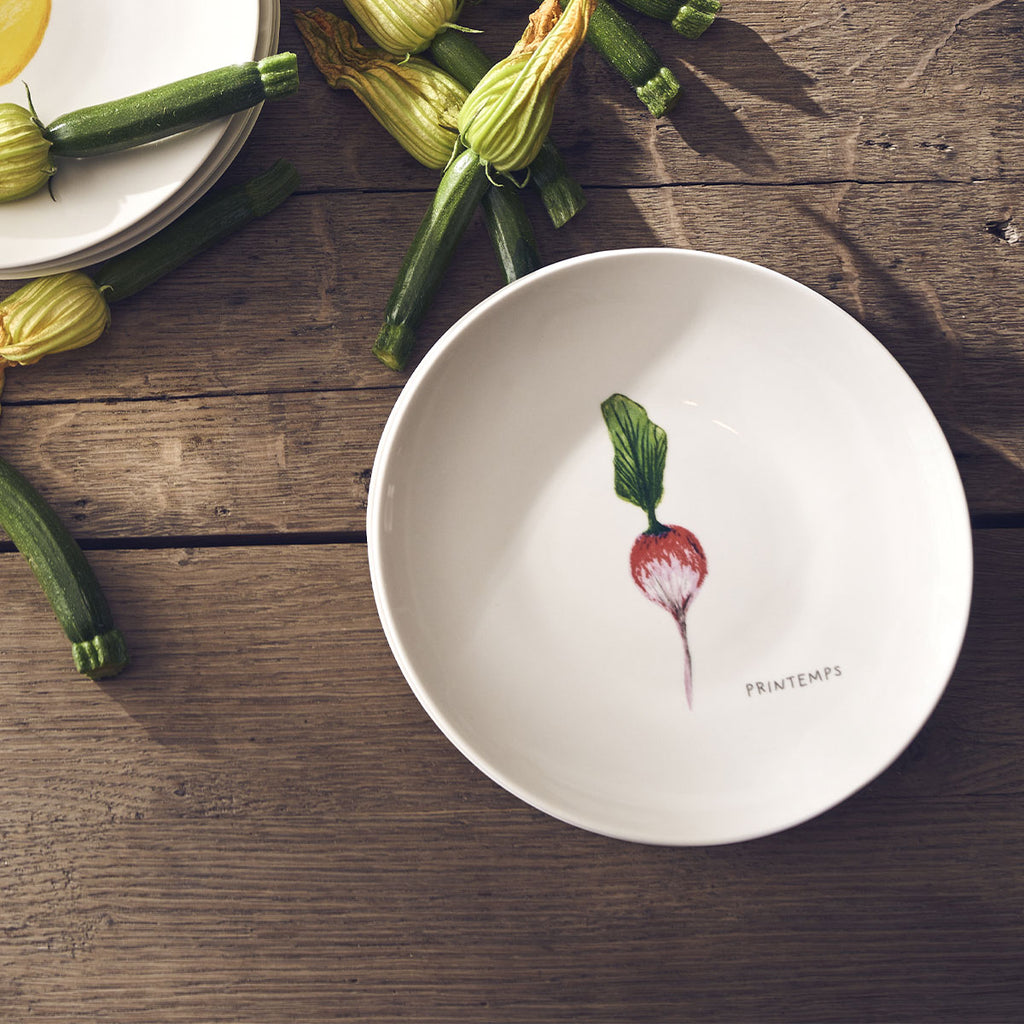 SAISONS Set of 4 plates 19 cm vegetables