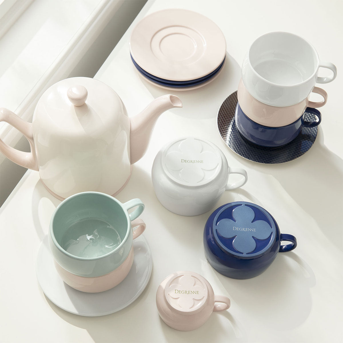 CAFETERIE EMPILEO BLEU GOURMET Soucoupe 15 cm