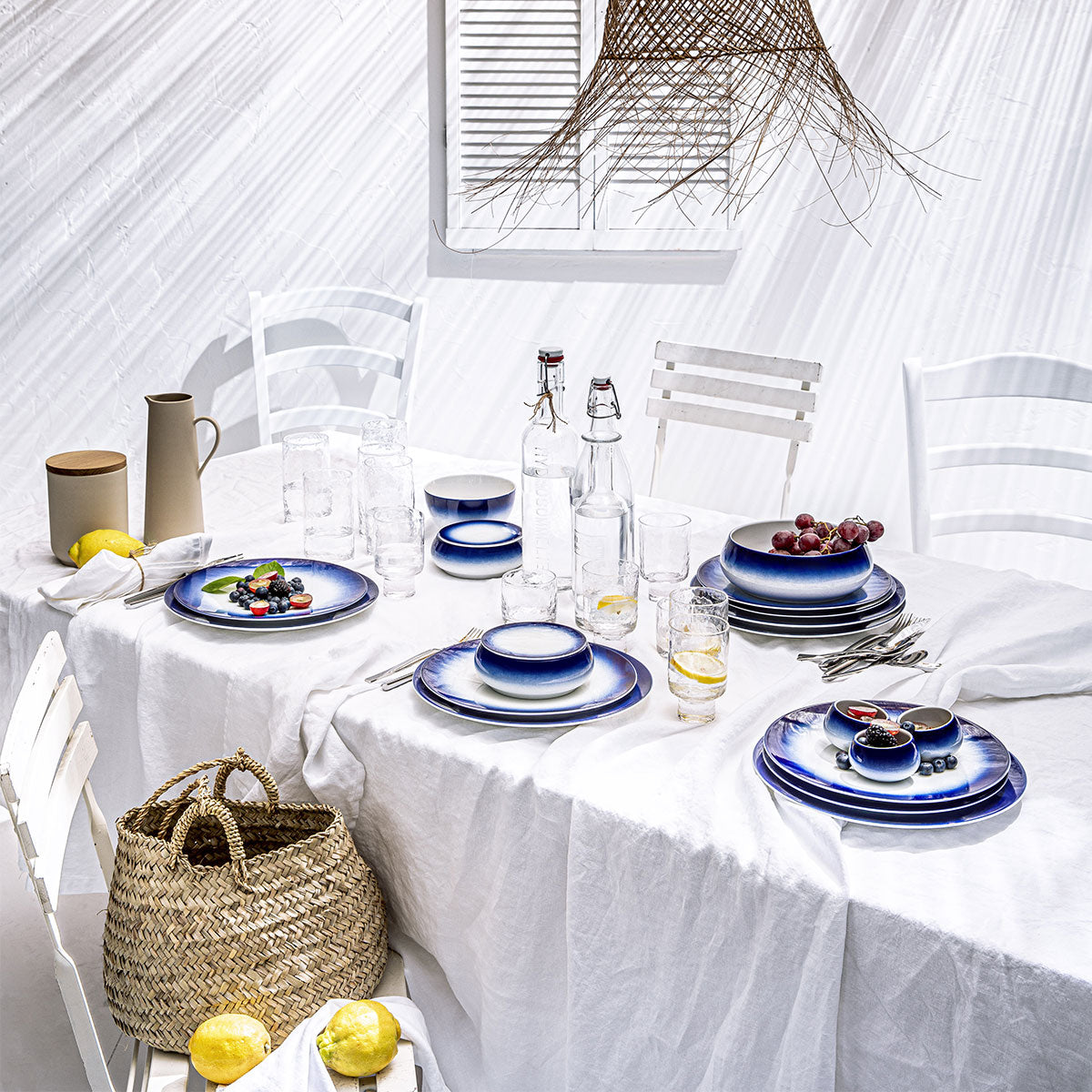 BLUE SHADES Dessert plate 23 cm