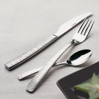 ASTREE CISELE MIRROR FINISH Table knife, 1 pc solid handle, serrated