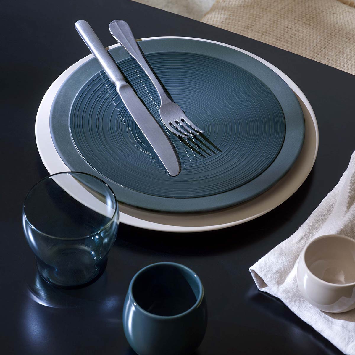 BAHIA BLUE STONE Presentation plate 29 cm