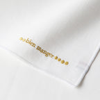 NUANCES COTON & LIN OR Lot de 4 serviettes 50 x 40 cm