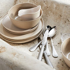 BRUME TAUPE Assiette à dessert 20 cm