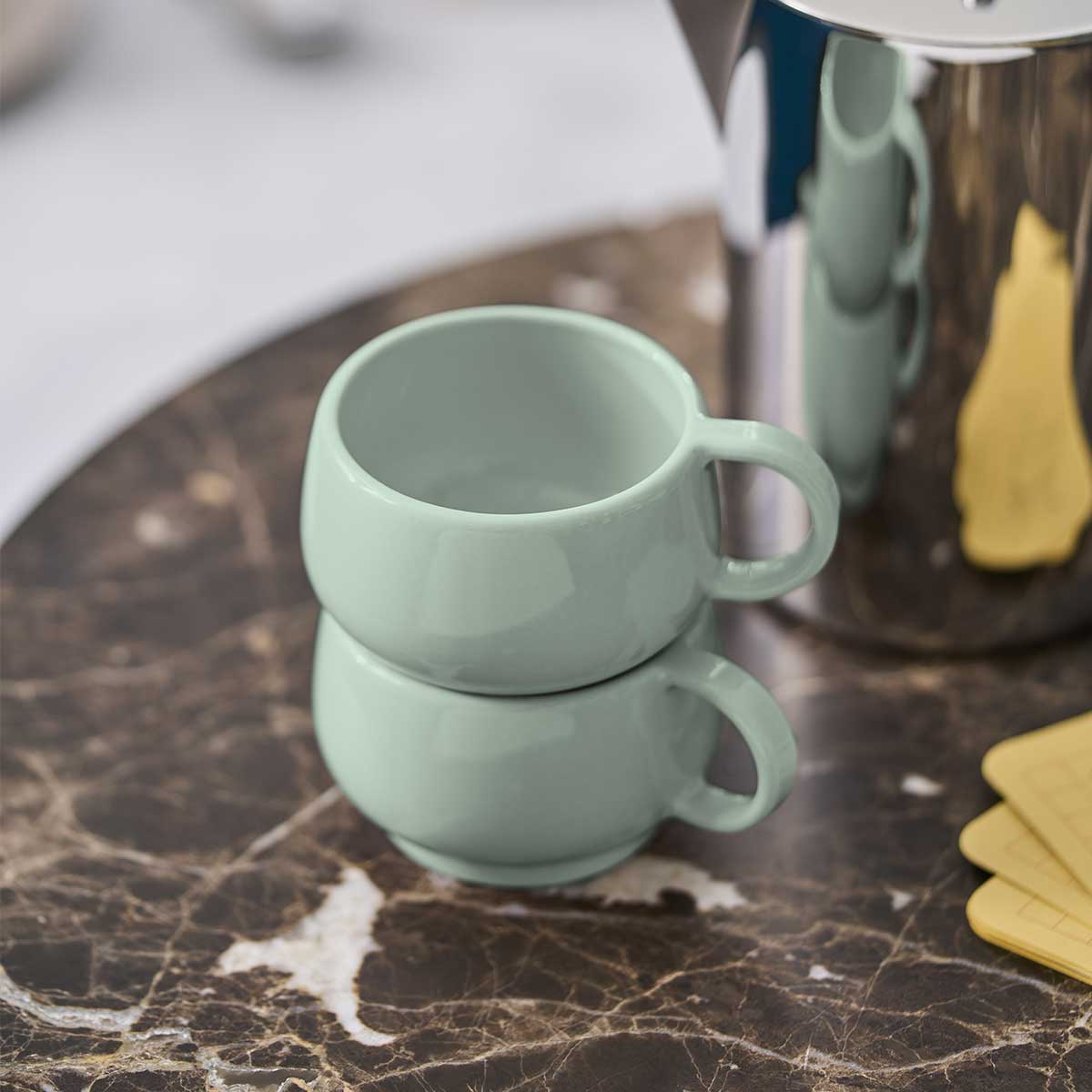 CAFETERIE EMPILEO VERT AMANDE Tasse à café/expresso 10 cl