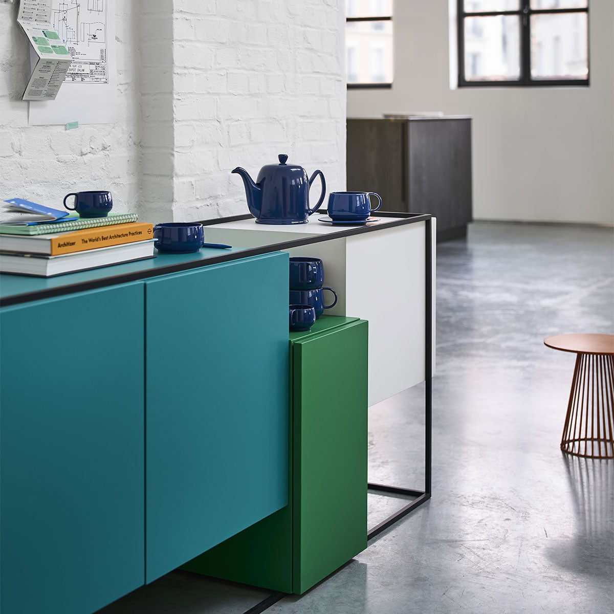 CAFETERIE EMPILEO BLUE GOURMET Saucer 15 cm