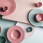 BAHIA ARGILE VERT Assiette de présentation 29 cm