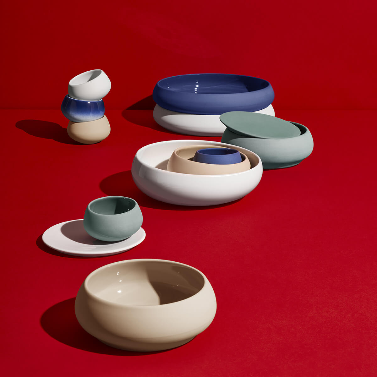 BAHIA GREEN CLAY Mini bevelled casserole 7 cl