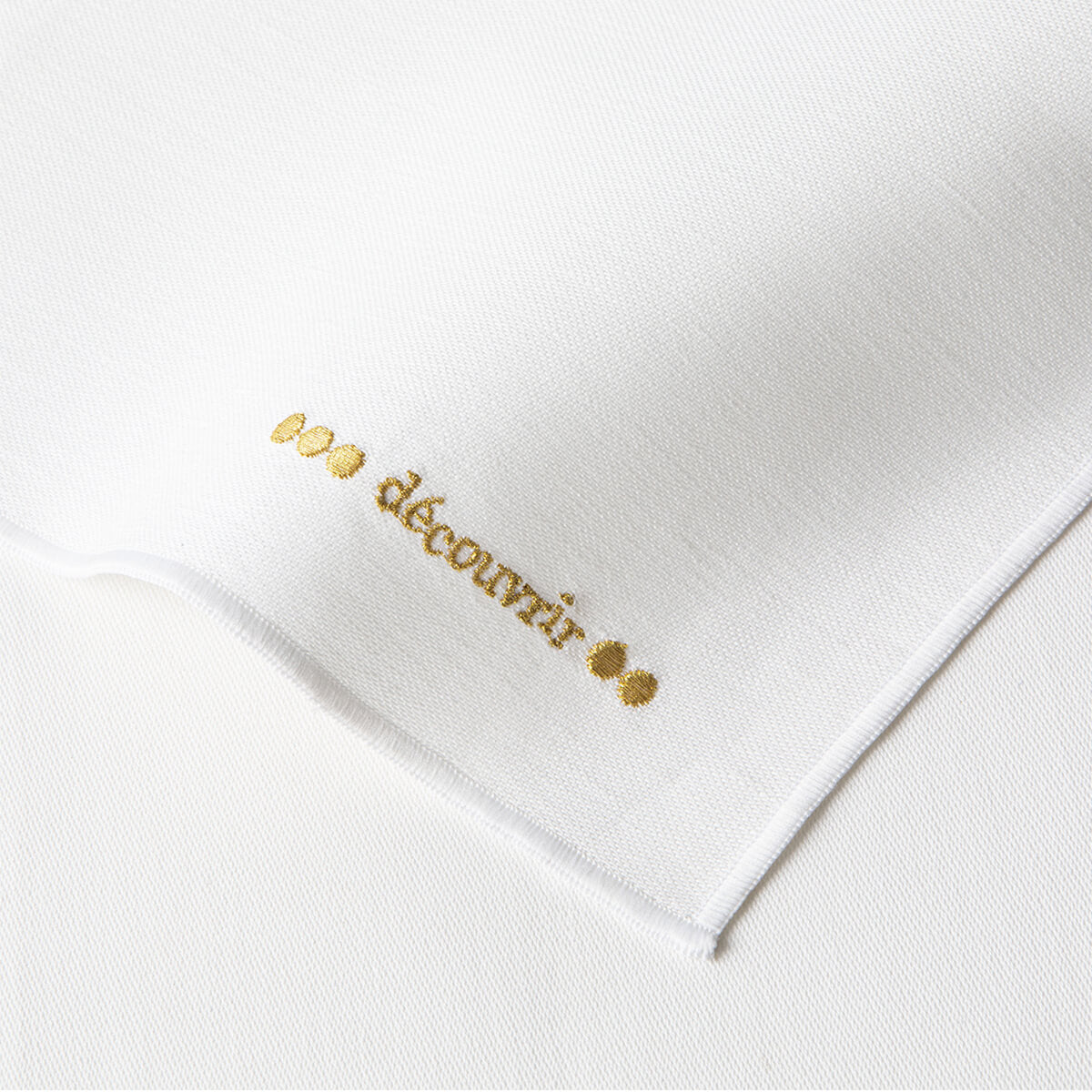 NUANCES COTON & LIN KING GOLD Set of 4 rectangular napkings 50 x 40 cm