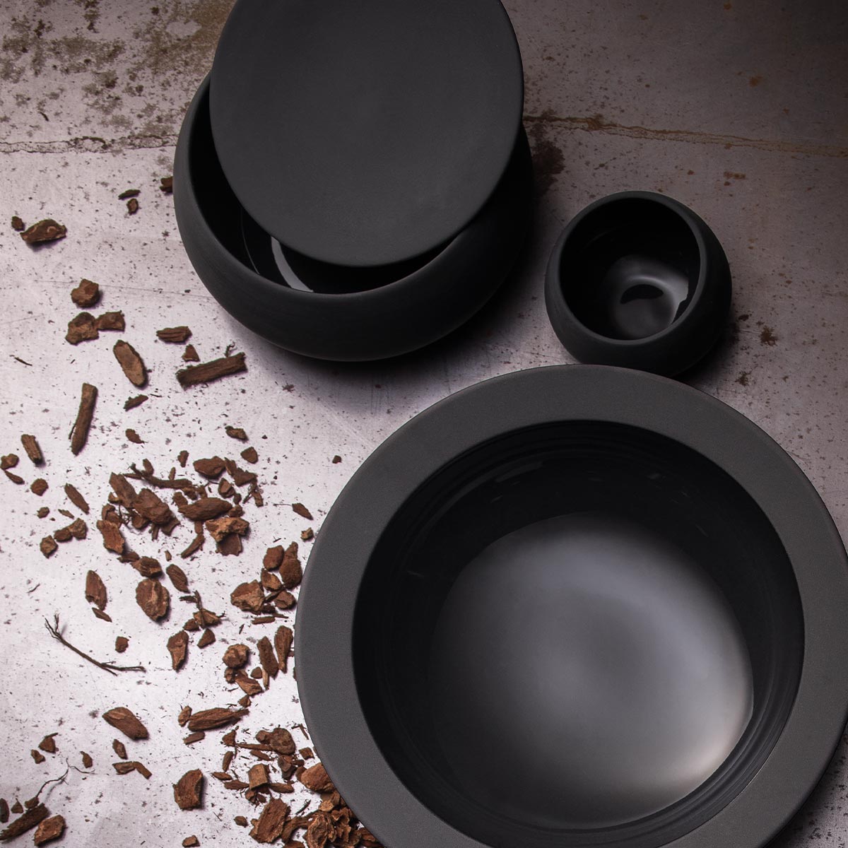 BAHIA BLACK ONYX Casserole 50 cl