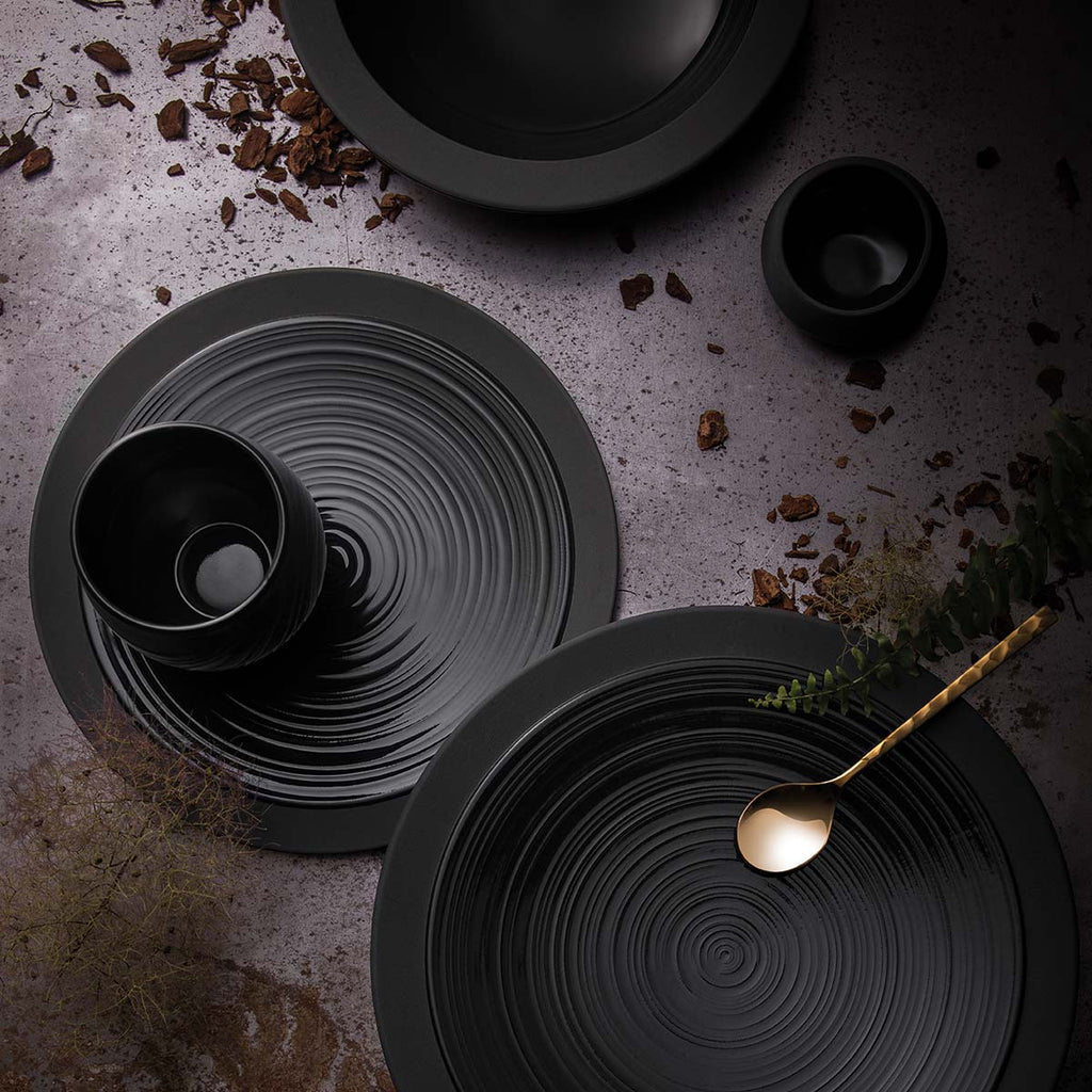 BAHIA BLACK ONYX Dessert plate 23 cm