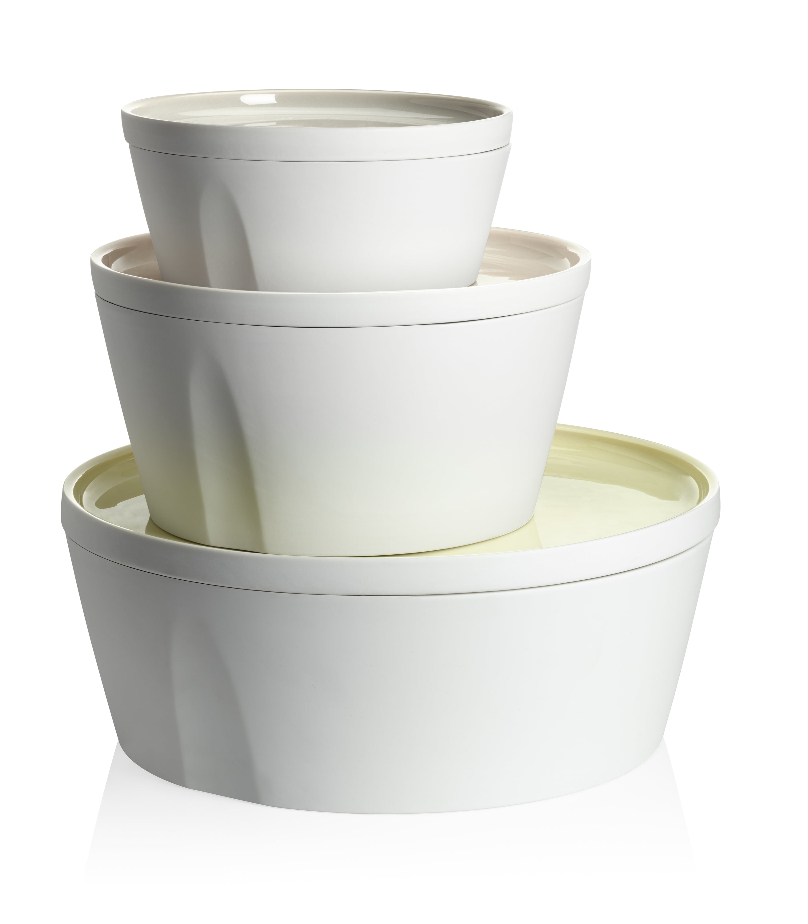 LA VAISSELLE DE L'ECONOME ARTICHAUT VERT Coffret bol droit et assiette 24 cm