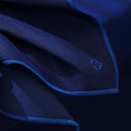 NUANCES COTON & LIN BLEU NUIT Lot de 4 serviettes 50 x 40 cm