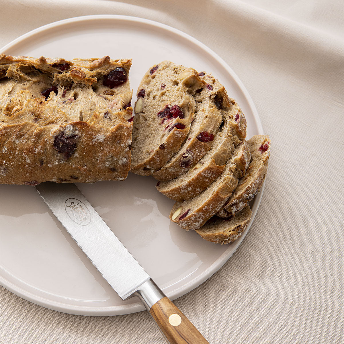 NUANCES COTON & LIN BROWN Square tablecloth 180 x 180 cm