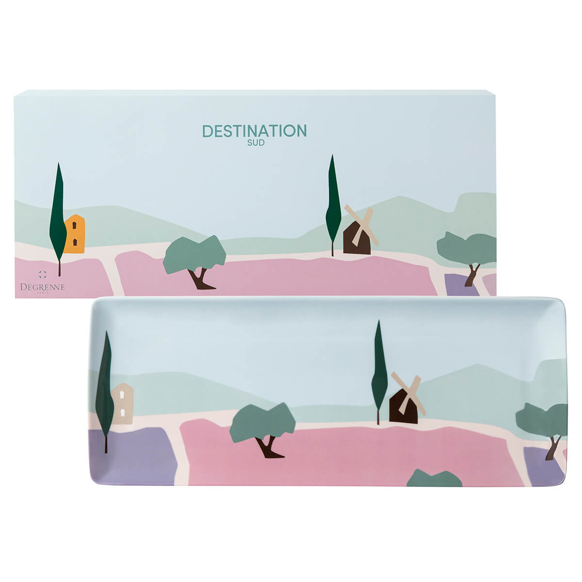 DESTINATION SUD Cake dish 40 x 16 cm
