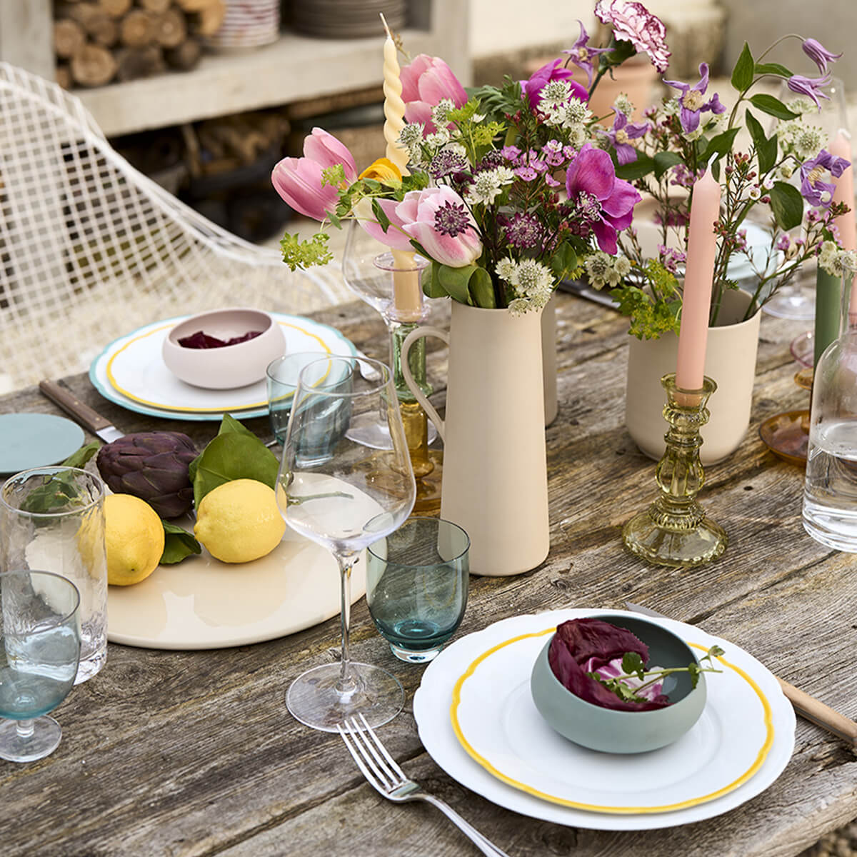 GOURMET NUDE PINK Bevelled casserole 30 cl