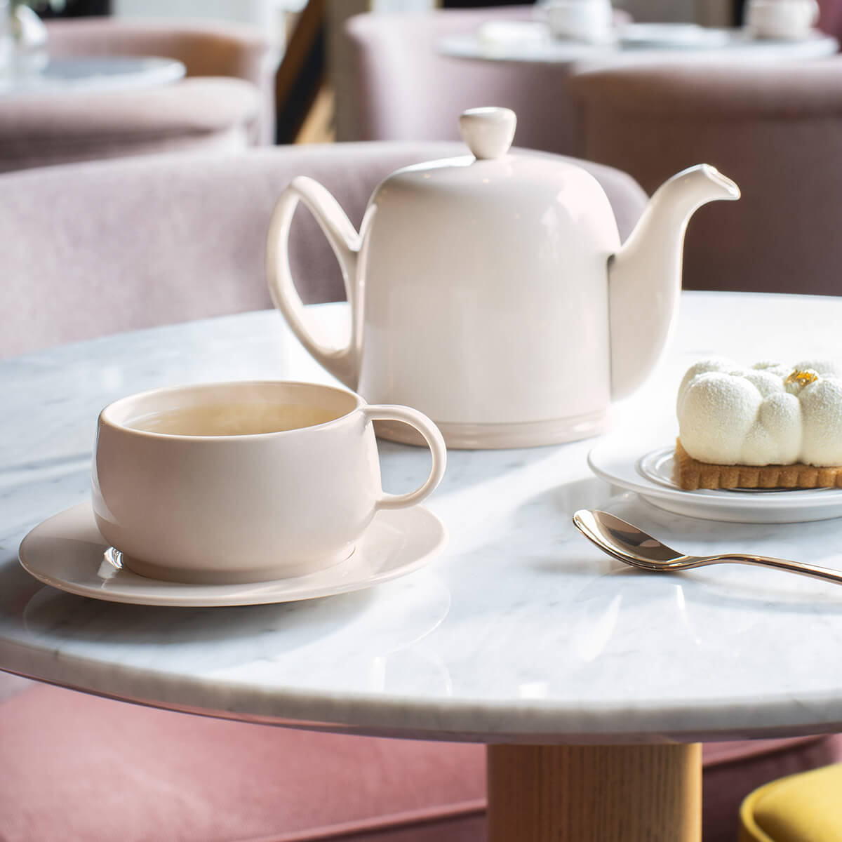 CAFETERIE EMPILEO NUDE PINK Saucer 15 cm