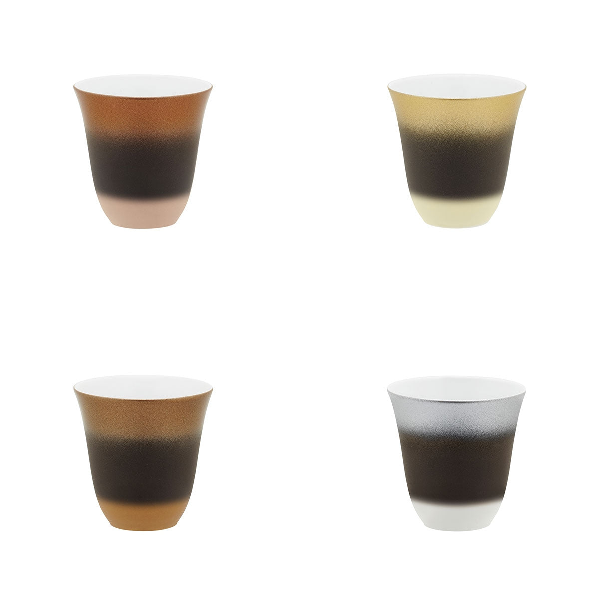 ILLUSIONS MULTICOLOR Set of 4 mocha cups 7 cl
