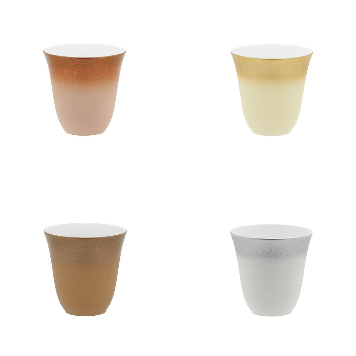 ILLUSIONS MULTICOLOR Set of 4 mocha cups 7 cl