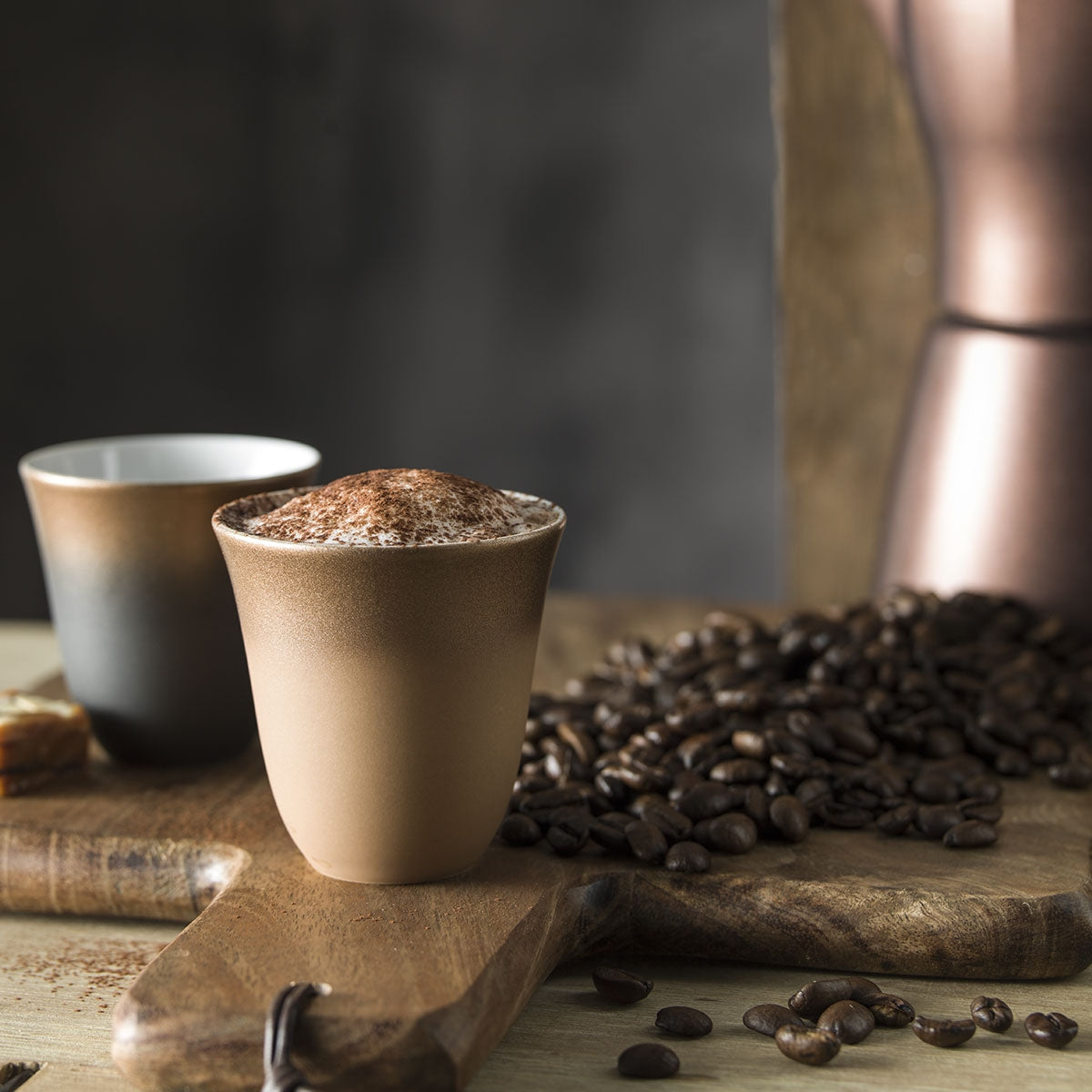 ILLUSIONS MULTICOLOR Set of 4 mocha cups 7 cl