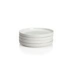 LA VAISSELLE DE L'ECONOME WHITE Set of 4 plates 14 cm
