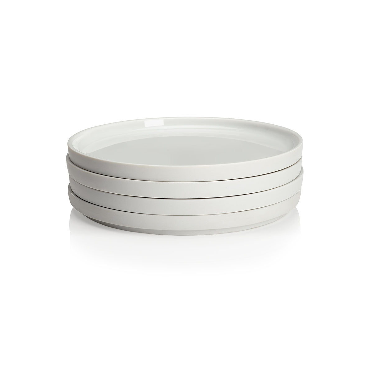 LA VAISSELLE DE L'ECONOME WHITE Set of 4 plates 18 cm