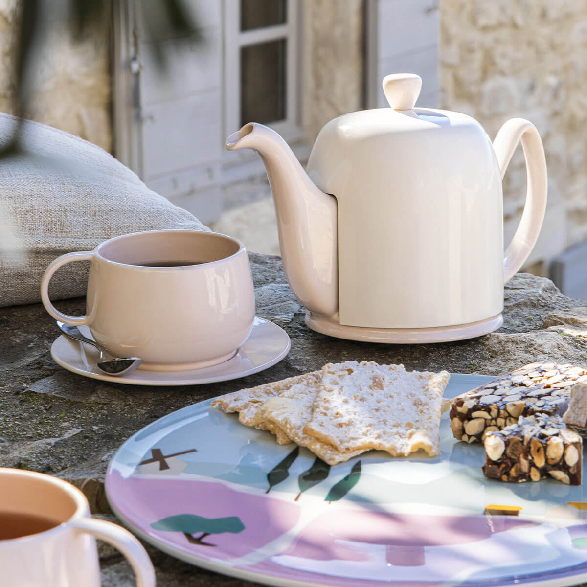 CAFETERIE EMPILEO NUDE PINK Saucer 15 cm