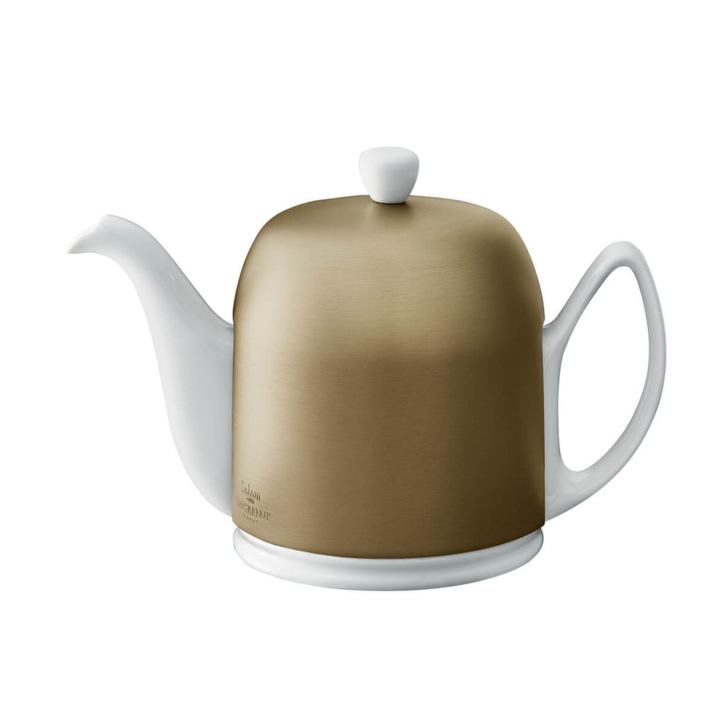 Teapot 6-Cup Bronze Cloche