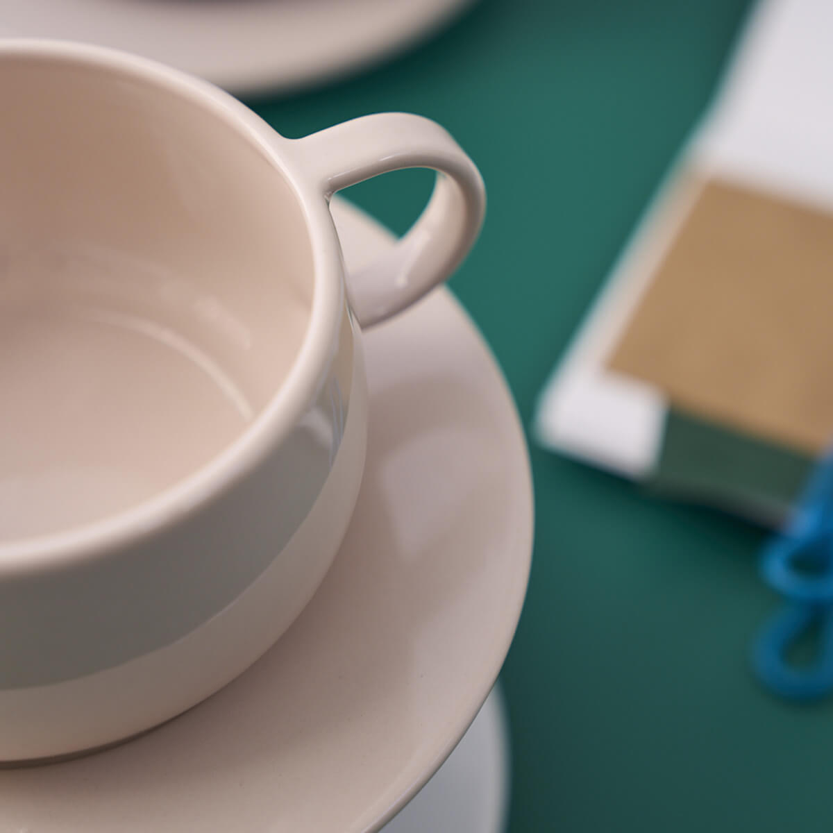 CAFETERIE EMPILEO ROSE NUDE Soucoupe 15 cm