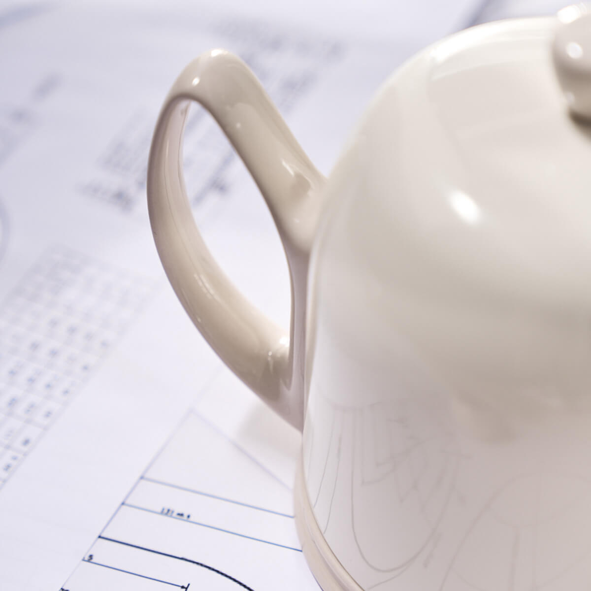 SALAM MONOCHROME Tea pot 6 cups nude pink bell