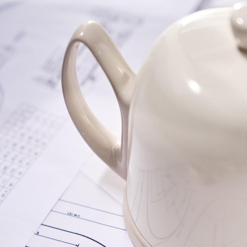 SALAM MONOCHROME Théière 4 tasses cloche rose nude