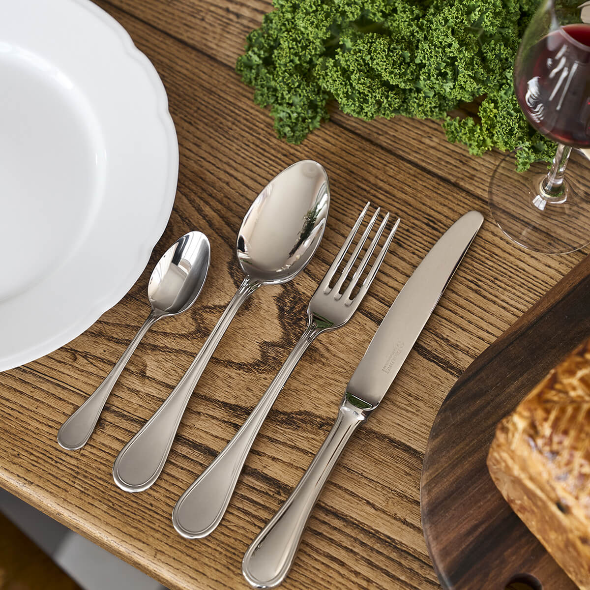 VERLAINE CLASS 1 SILVER PLATED Box set for 50 place settings