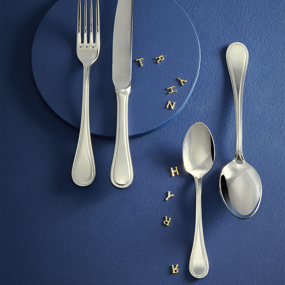 Image du produit: MERVEILLES SILVER PLATED 4 Pieces silver plated cutlery set