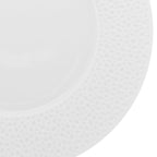 PERLES DE ROSEE BLANCHES Assiette plate ronde 27,9 cm